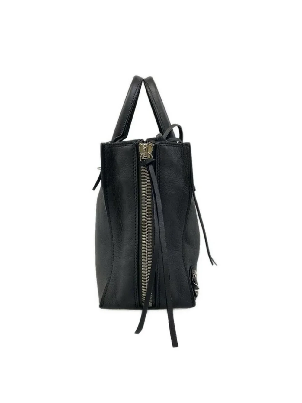 Balenciaga Tote Paper A6 Dark Gray Leather